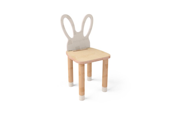 Children's chair with adjustable backrest Rabbit
