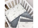 Ersatzset für ein Kinderbett Wolkengrau