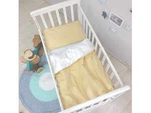 Austauschbares Set in Krippe  Senf