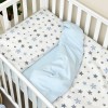 Changeable set in a baby bed Stars blue