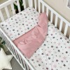 Змінний комплект в дитяче ліжечко Stars пудра
