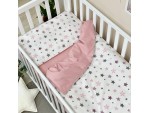 Змінний комплект в дитяче ліжечко Stars пудра