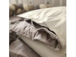 Changeable bedding set for teenagers beige / milk