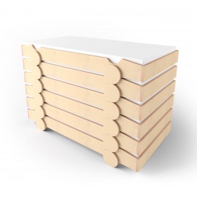 Ліжечко дитяче Машинка натуральне дерево Ліжечко дитяче Машинка натуральне дерево