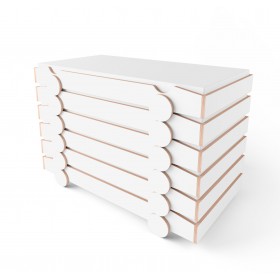 Ліжечко дитяче Машинка з покриттям hpl-пластику