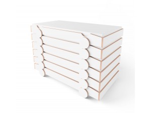 Ліжечко дитяче Машинка з покриттям hpl-пластику Ліжечко дитяче Машинка з покриттям hpl-пластику