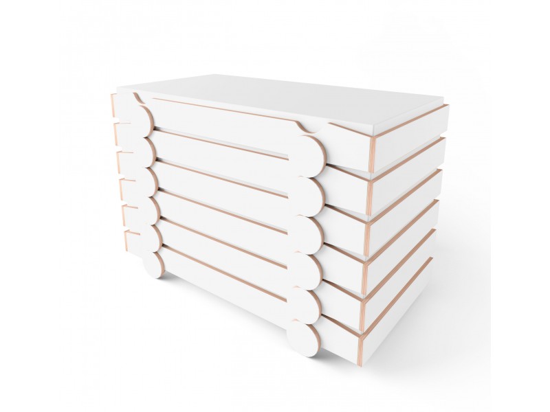 Ліжечко дитяче Машинка з покриттям hpl-пластику Ліжечко дитяче Машинка з покриттям hpl-пластику