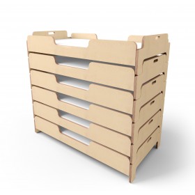 Ліжечко дитяче фігурне з бортиком