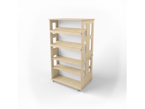 Полка для книг подвійна