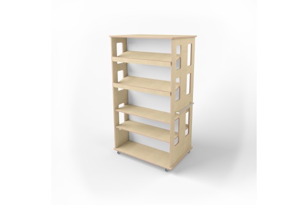 Полка для книг подвійна