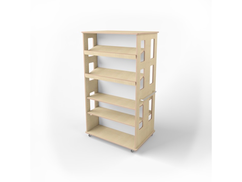 Полка для книг подвійна