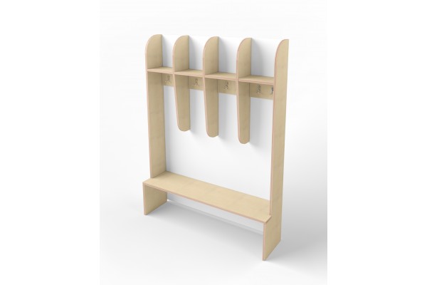 Роздягальня Simple big з відкритими полицями