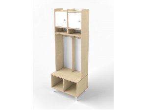 Garderobe mit Türen