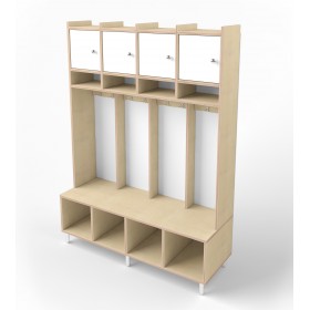 Роздягальня Big з дверцятами