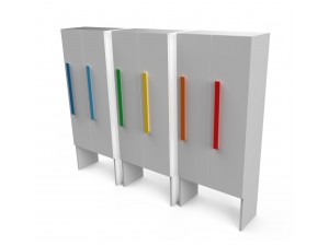 Garderobe mit Türen