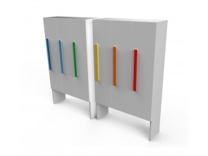 Garderobe mit Türen