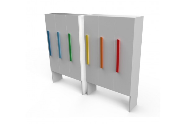 Garderobe mit Türen