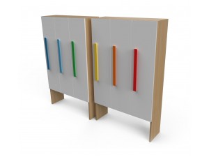 Garderobe mit Türen