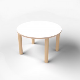 Стіл круглий з покриттям hpl-пластику