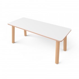 Стіл прямокутний з покриттям hpl-пластику