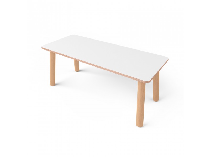 Стіл прямокутний з покриттям hpl-пластику