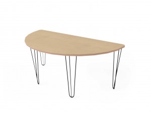 Semicircular table