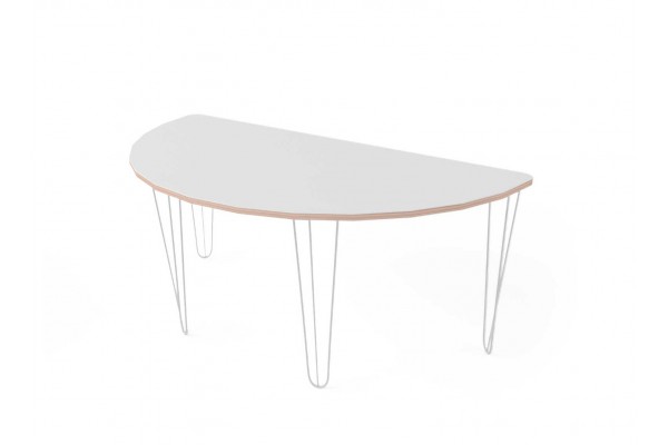 Semicircular table