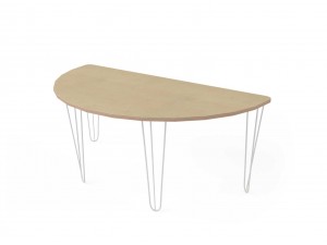 Semicircular table