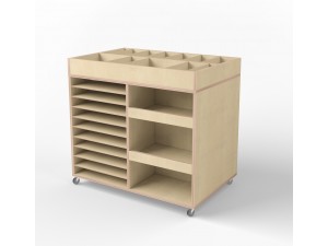 Wagen für Bastelutensilien