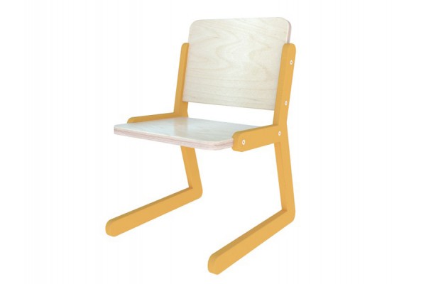 Стілець дитячий Lines 1 помаранчевий