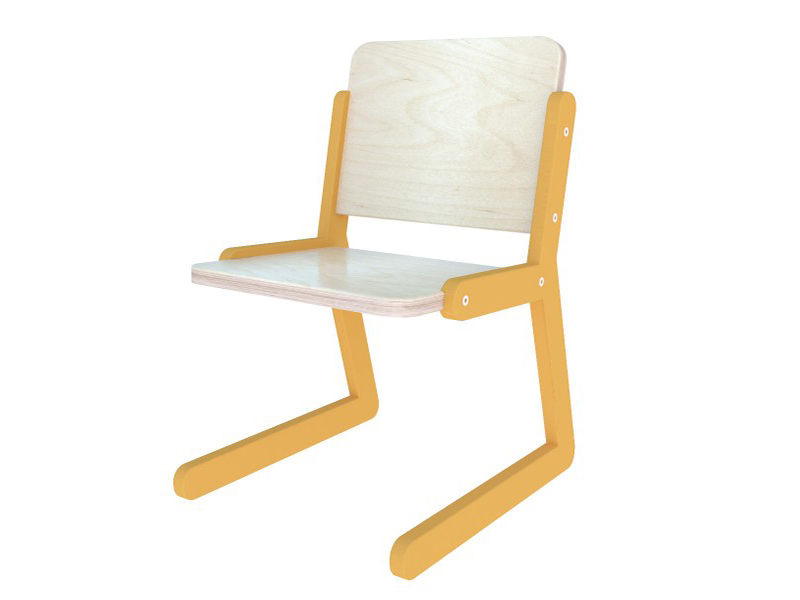 Стілець дитячий Lines 1 помаранчевий