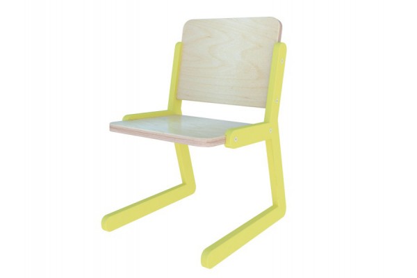 Стілець дитячий Lines 1 жовтий