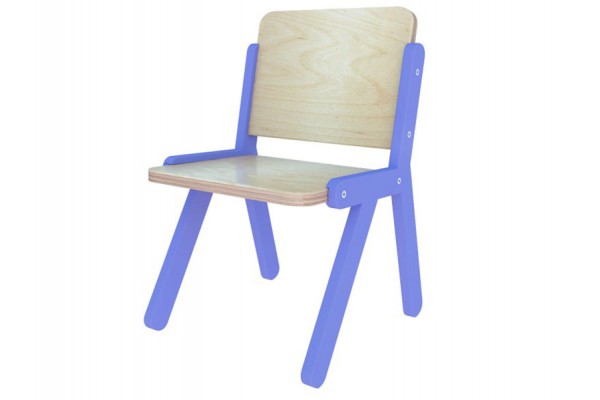 Стілець дитячий Lines 2 індіго
