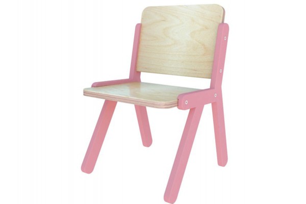 Стілець дитячий Lines 2 рожевий