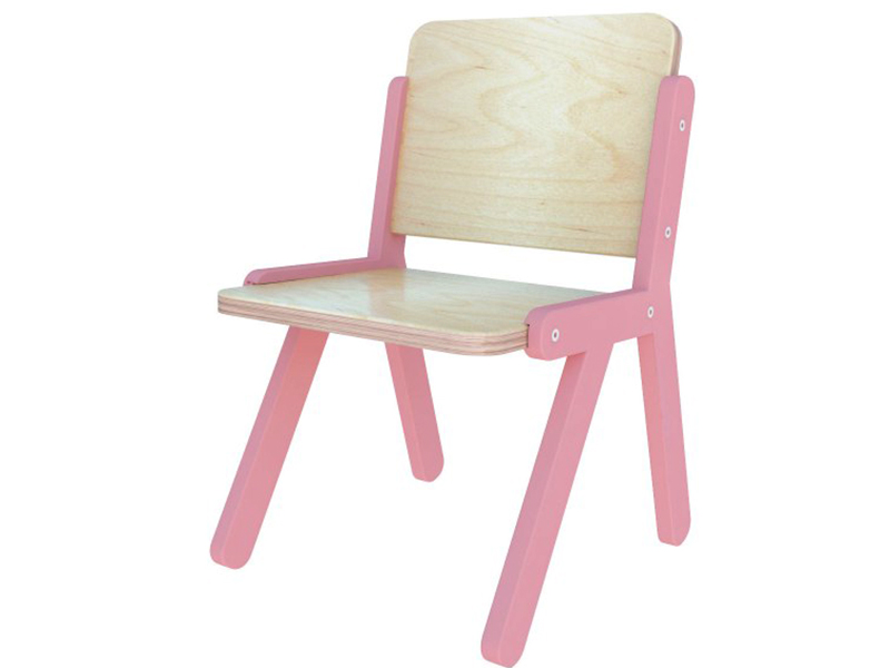 Стілець дитячий Lines 2 рожевий