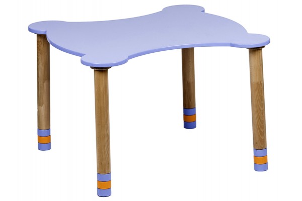 Stół dzięciecy drewniany dekoracyjny (indygo)