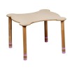 Kids wooden table figured