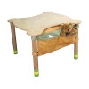 Kids wooden table figured