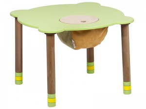 Стіл круглий зелений