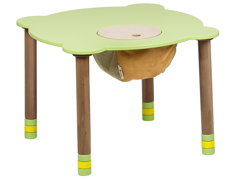 Стіл круглий зелений