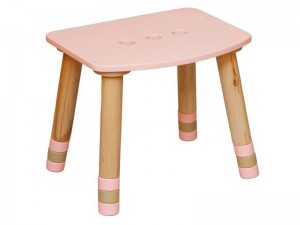 Taboret dziecięcy (różowy)