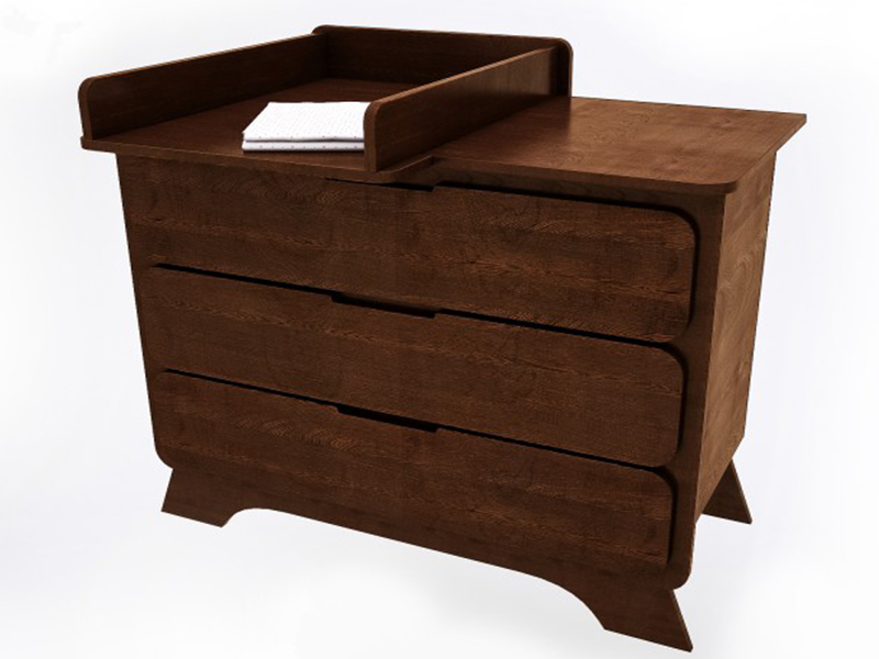 Комод з пеленальним столиком Nova Premium венге