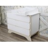 Komoda pielęgnacyjna NOVA  (biała/drewno naturalne)
