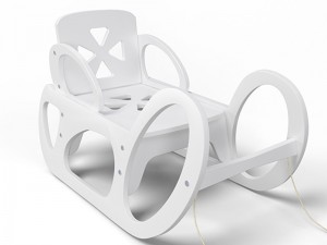Sled "The Sani" (white)