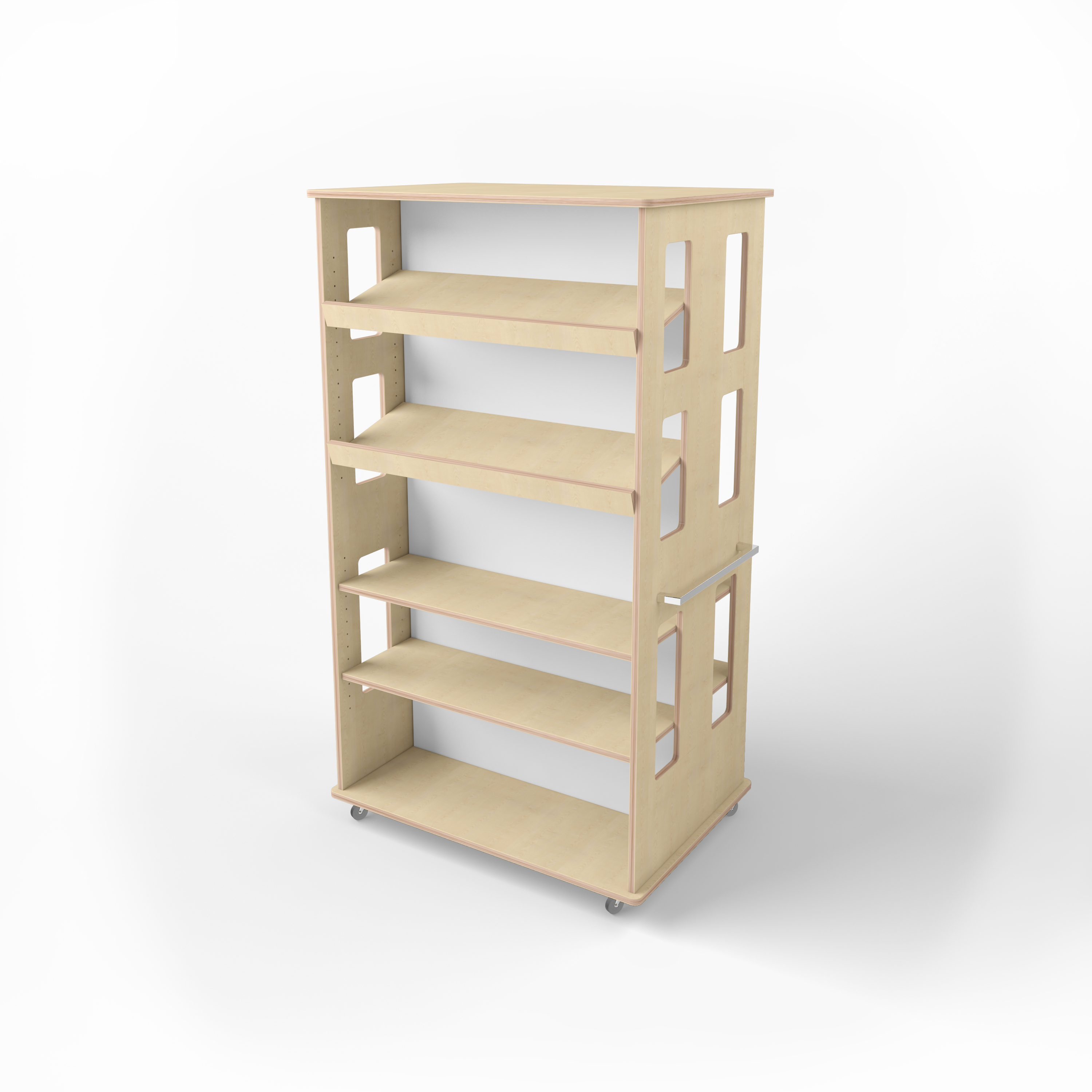 Полка для книг двойная